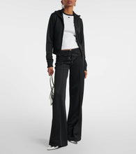 Courr√É¬®ges Logo jersey track jacket