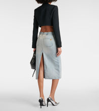 Courr√É¬®ges Scoop-neck cropped jacket