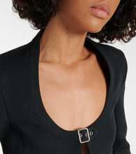 Courr√É¬®ges Scoop-neck cropped jacket