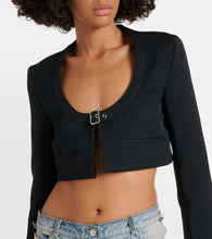 Courr√É¬®ges Scoop-neck cropped jacket