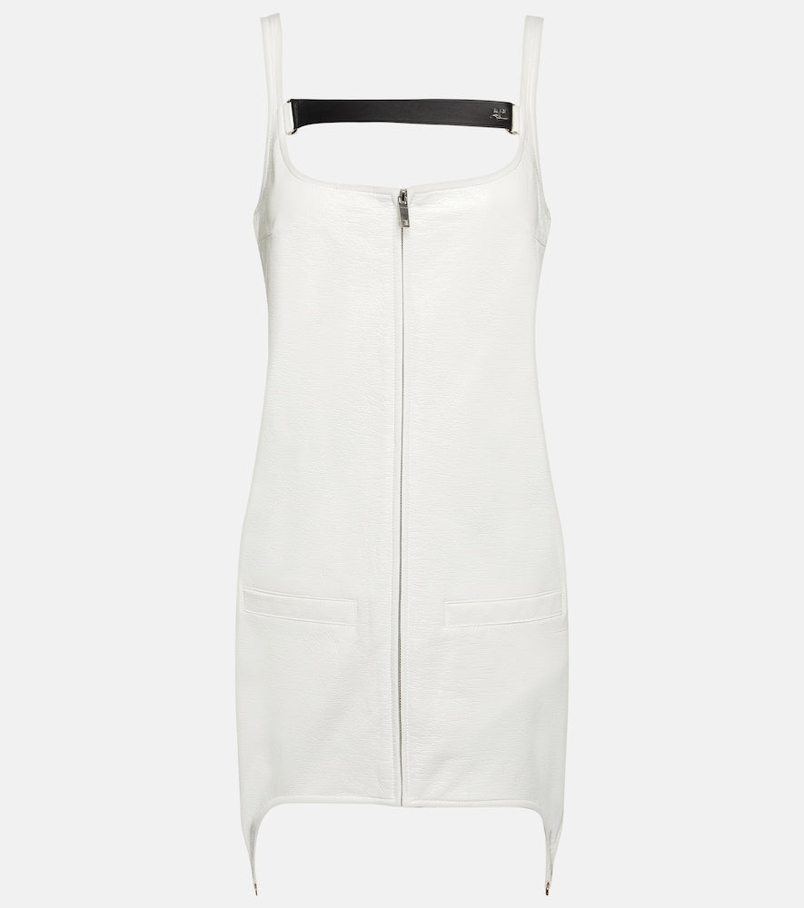 Courreges Cotton-blend minidress. Courreges 棉混纺迷你连衣裙