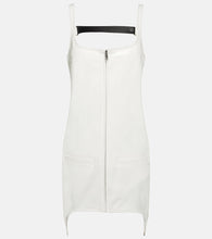 Courreges Cotton-blend minidress. Courreges 棉混纺迷你连衣裙