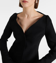 Courreges Ellipse crêpe coat