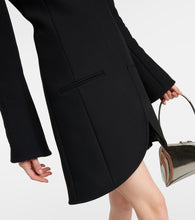 Courreges Ellipse crêpe coat