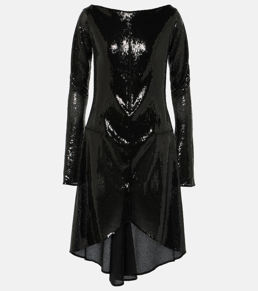 Courreges Ellipse sequined cutout midi dress. Courreges Ellipse 亮片镂空中长连衣裙