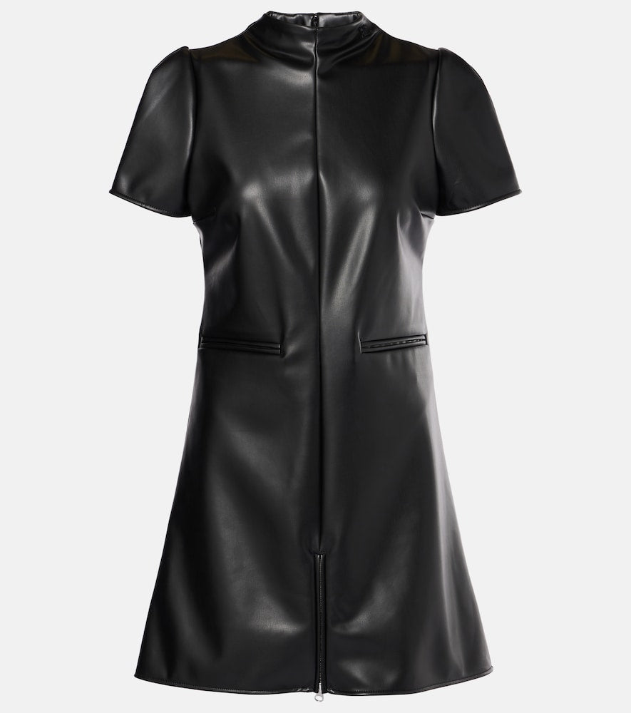 Courreges Faux leather minidress. Courreges 人造皮革迷你连衣裙