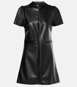 Courreges Faux leather minidress