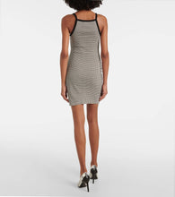 Courreges Houndstooth cotton minidress