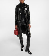 Courreges Logo cotton-blend trench coat