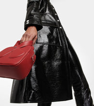 Courreges Logo cotton-blend trench coat