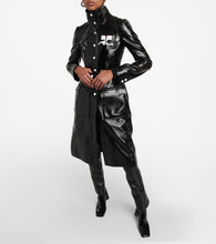 Courreges Logo cotton-blend trench coat