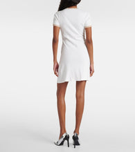 Courreges Logo cotton minidress