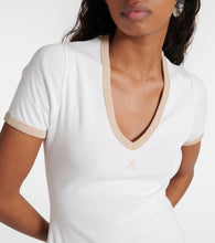 Courreges Logo cotton minidress