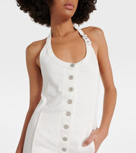 Courreges Multiflex denim midi dress