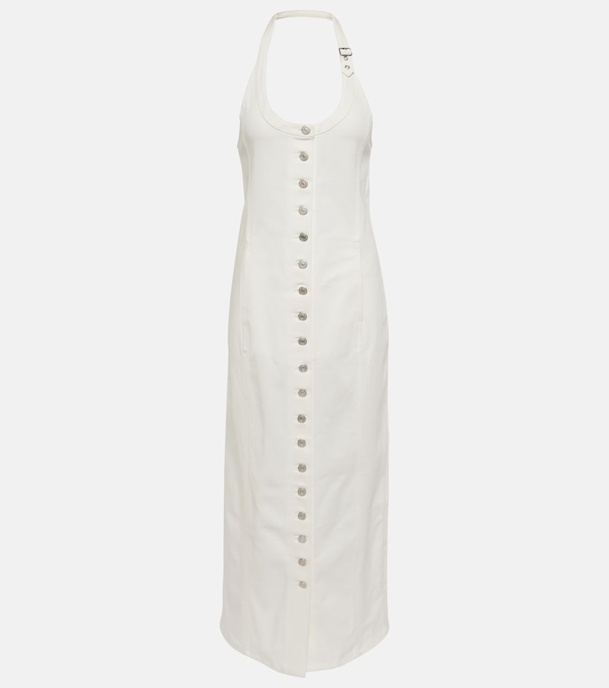 Courreges Multiflex denim midi dress. Courreges Multiflex 牛仔中长连衣裙