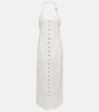 Courreges Multiflex denim midi dress
