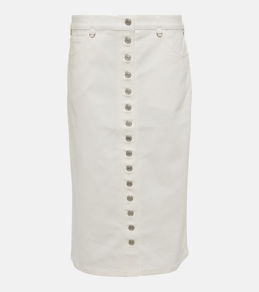 Courreges Multiflex denim midi skirt - Courreges Multiflex 牛仔中长半身裙