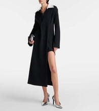 Courreges Twist cotton-blend piqu√É¬© polo dress