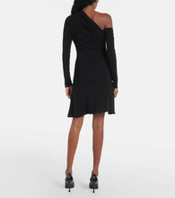 Courreges Twist one-shoulder crêpe minidress