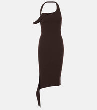 Courreges Undressed ribbed-knit midi dress