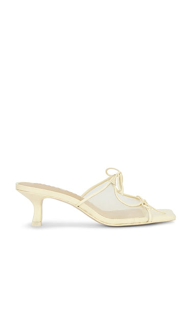 Cult Gaia Allegra Sandal in Cream | Crema Strappy Sandals for Women