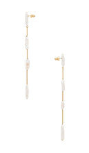 Cult Gaia Amun Earrings in White