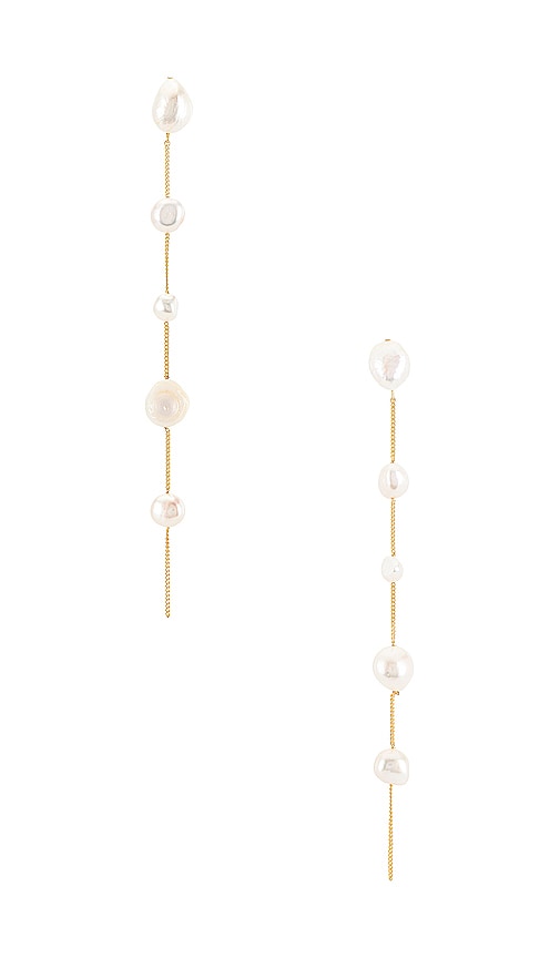 Cult Gaia Atum Earring in Metallic Gold