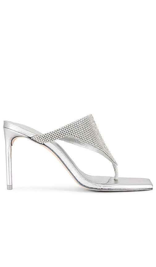 Cult Gaia Audrey Sandal in Metallic Silver - Sandale Cult Gaia Audrey en Argent Métallisé - Cult Gaia Audrey 金属银凉鞋 - Cult Gaia Audrey Sandale in Metallic-Silber - Cult Gaia Audrey 샌들 메탈릭 실버 소재 - Sandalo Cult Gaia Audrey in argento metallizzato