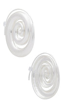 Cult Gaia Cassia Earrings in Metallic Silver