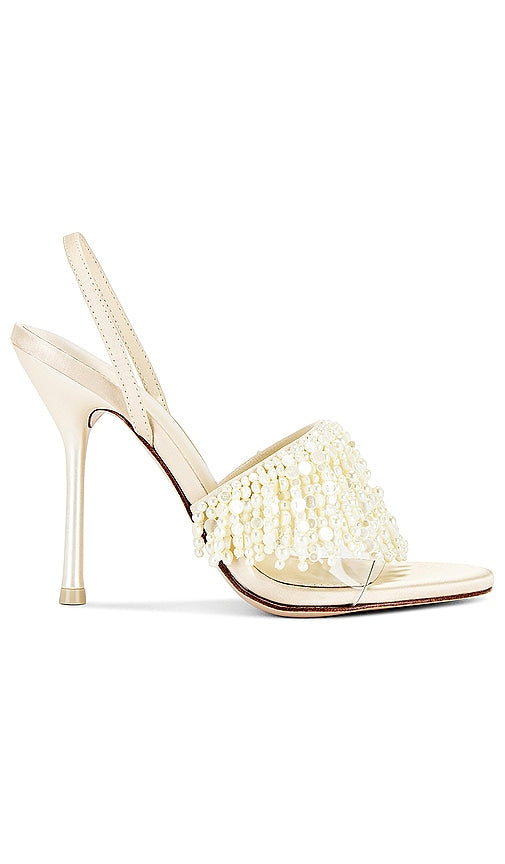 Cult Gaia Cassia Sandal in Cream - Sandale Cult Gaia Cassia en Crème - Cult Gaia Cassia 奶油色凉鞋 - Cult Gaia Cassia Sandale in Creme - Cult Gaia 카시아 샌들 크림 색상 - Sandalo Cult Gaia Cassia in Crema