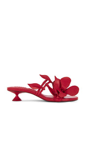Cult Gaia Colette Sandal in Red | Ghermez Flat Sandals for Women