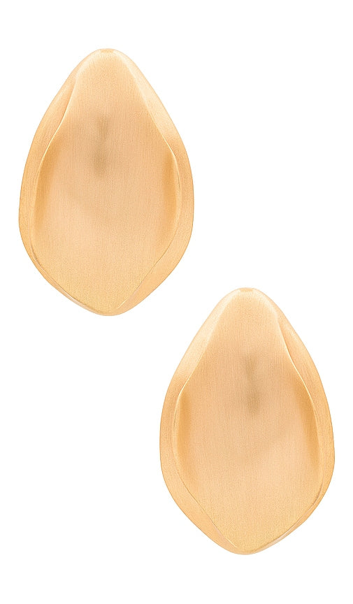 Cult Gaia Erin Earrings in Metallic Gold