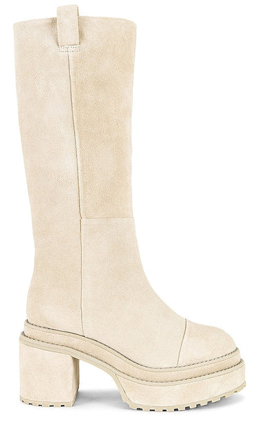 Cult Gaia Hana Boot in Cream - Botte Cult Gaia Hana en Crème - Cult Gaia Hana 奶油色靴子 - Kultiger Gaia Hana Stiefel in Creme - Cult Gaia Hana 부츠 크림색 - Stivale Cult Gaia Hana in crema