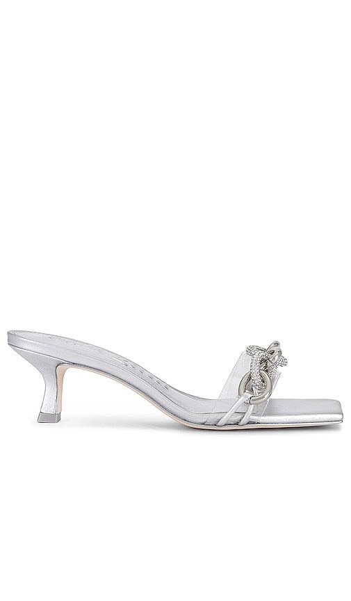 Cult Gaia Lynn Sandal in Metallic Silver - Sandale Cult Gaia Lynn en Argent Métallisé - Cult Gaia Lynn 金属银凉鞋 - Cult Gaia Lynn Sandale in Metallic-Silber - Cult Gaia Lynn 샌들 메탈릭 실버 소재 - Sandalo Cult Gaia Lynn in argento metallizzato