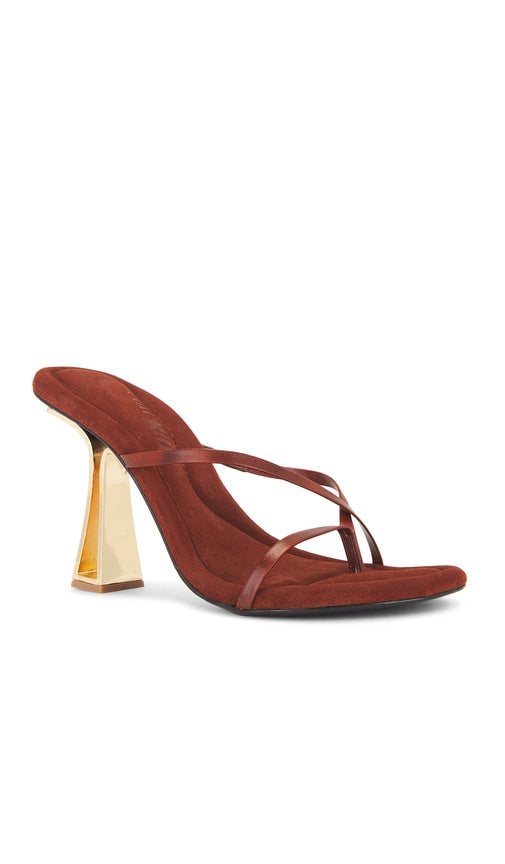 Cult Gaia Soriah Sandal in Cognac