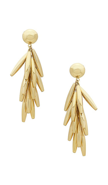 Cult Gaia Sunella Earring in Metallic Gold