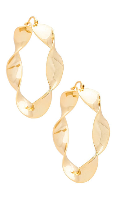 Cult Gaia Yael Earrings in Metallic Gold