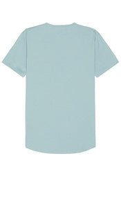 Cuts AO Curve Hem Tee in Blue