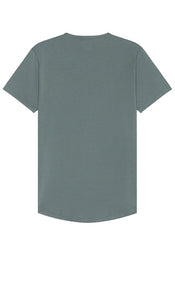 Cuts AO Curve Hem Tee in Sage