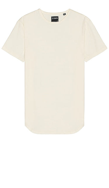 Cuts Ao Elongated Tee in Ivory