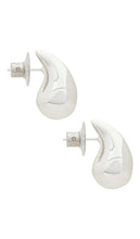 DANNIJO Captain Earrings in Metallic Silver