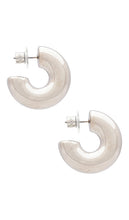DANNIJO Hero Earrings in Metallic Silver