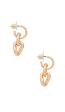 DANNIJO Kaia Drop Earrings in Metallic Gold