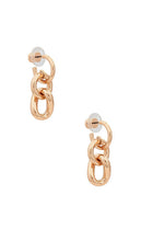 DANNIJO Kaia Drop Earrings in Metallic Gold