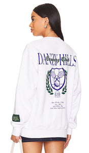 DANZY Sweatshirt in White - Sweat DANZY en Blanc - DANZY 白色运动衫 - DANZY Sweatshirt in Weiß - DANZY 스웨트셔츠 화이트 색상 - Felpa DANZY in bianco