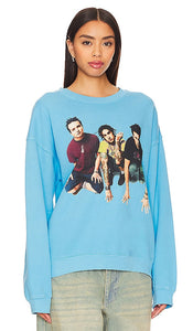 DAYDREAMER Blink 182 Photo Crew in Baby Blue