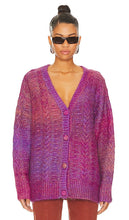 DAYDREAMER Ombre Cardigan in Purple - DAYDREAMER Cardigan ombré en violet - DAYDREAMER 紫色渐变开衫 - DAYDREAMER Ombre Cardigan in Lila - DAYDREAMER 옴브레 카디건 퍼플 색상 - Cardigan Ombre DAYDREAMER in viola