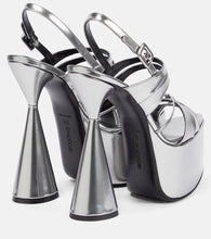 D'Accori Belle platform leather sandals