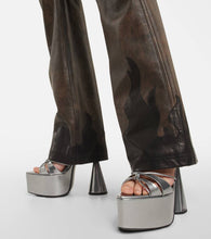 D'Accori Belle platform leather sandals