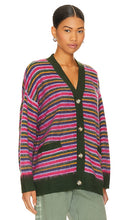 DAYDREAMER Stripe Cardigan in Pink